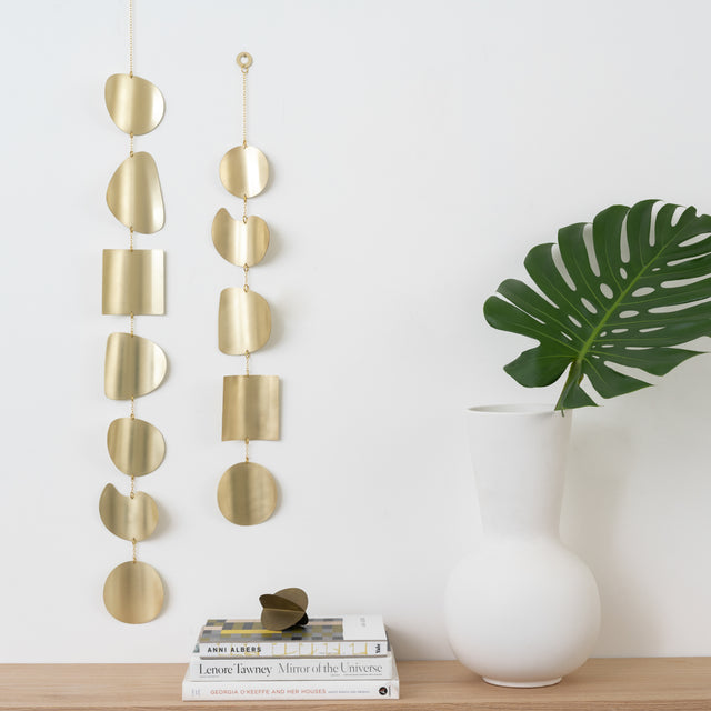 Mineral Wall Hanging - Brass