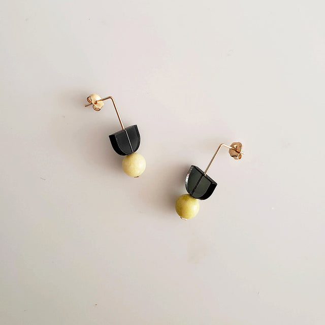 Very Tiny Earrings - Black