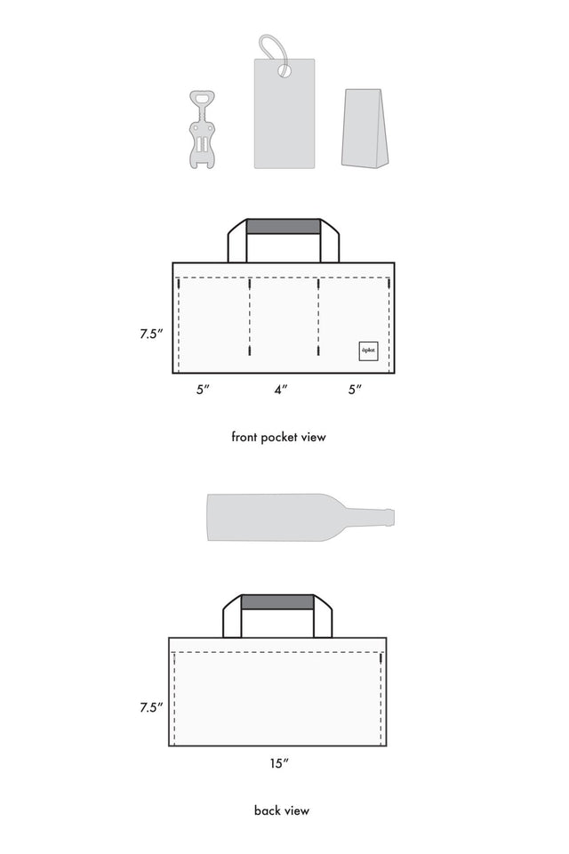 Vin One Bottle Tote