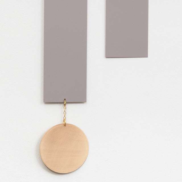 Turn Wall Hanging - Grey/Bronze