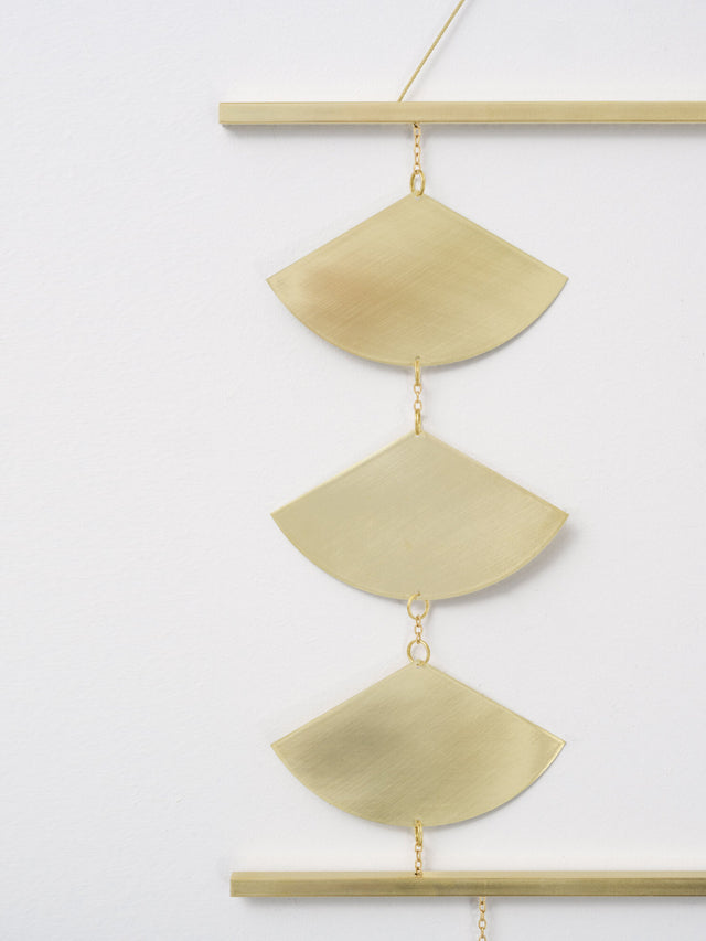 Quadrant Wall Hanging - Brass